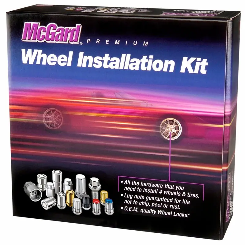Mcgard Splinedrive Tuner 5 Lug Install Kit W/Locks & Tool (Cone) M14x1.5 / 22Mm Hex - Blk 1