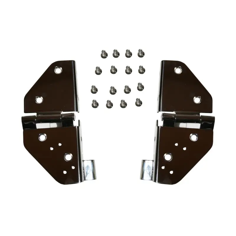 Rugged Ridge 76-95 Jeep Cj / Jeep Wrangler Stainless Steel Windshield Hinges 1