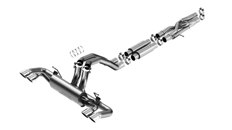 Borla 21-22 Jeep Wrangler Rubicon 392 6.4L V8 At 4Wd 4Dr S-Type Cat-Back Exhaust (Stainless) 1