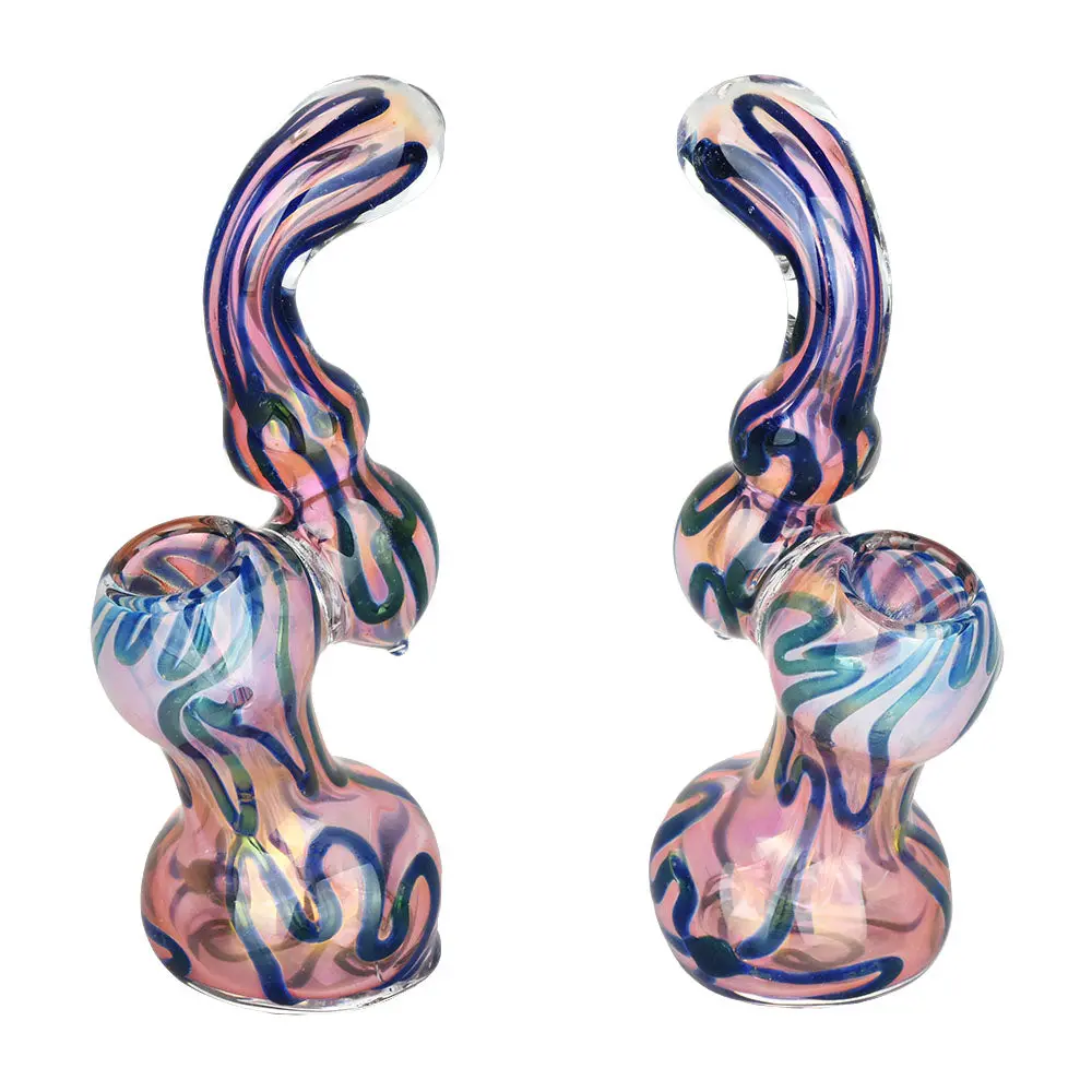 Dna Twist Gold Fumed Sherlock Bubbler - 5.5" 1