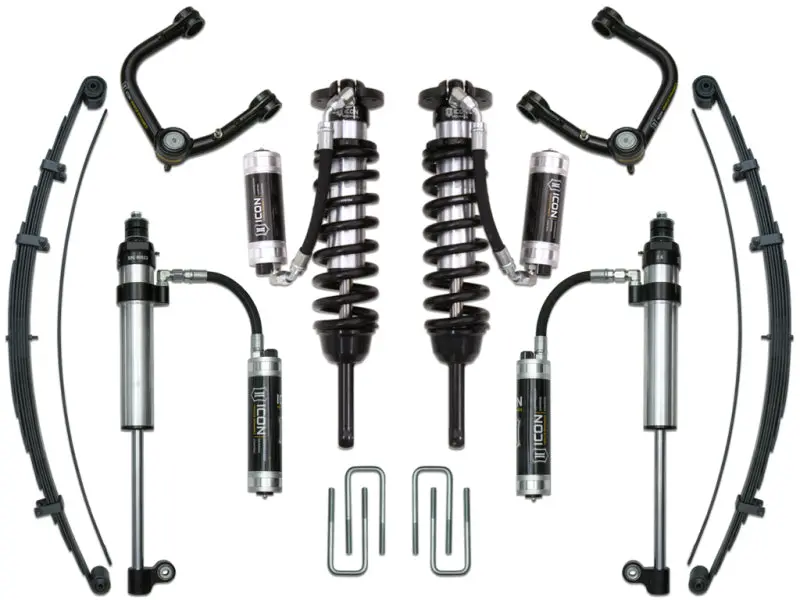 Icon 05-15 Toyota Tacoma 0-3.5In/16-17 Toyota Tacoma 0-2.75In Stg 9 Suspension System W/Tubular Uca 1