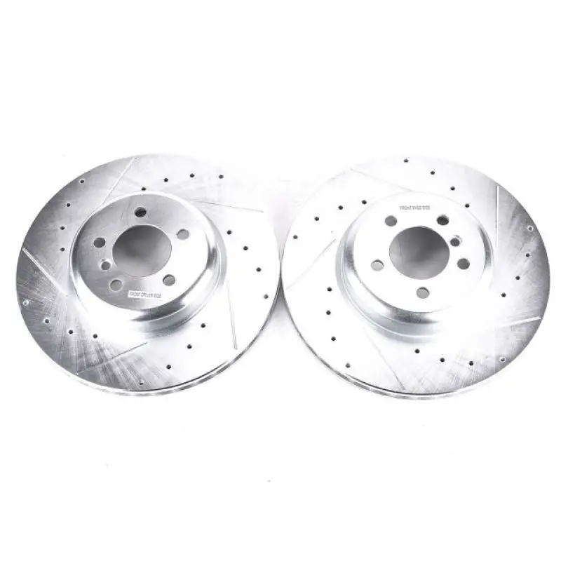 Power Stop 13-15 Bmw 335I Front Evolution Drilled & Slotted Rotors - Pair 1