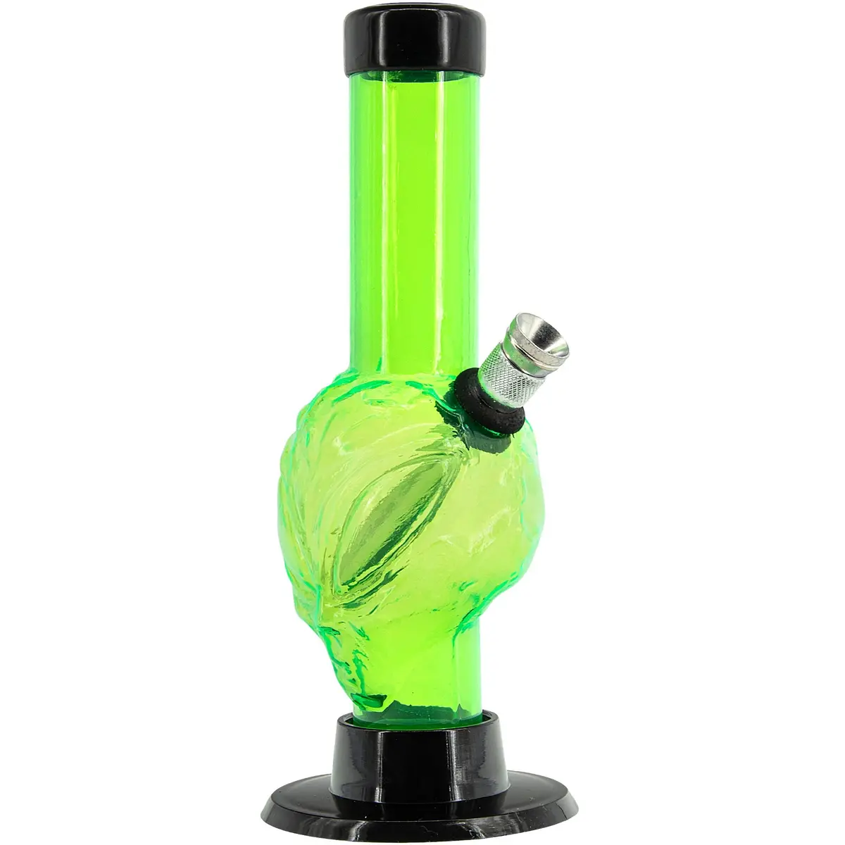 Mini Skull Acrylic Bong - 6" Tall - Multiple Colors 1