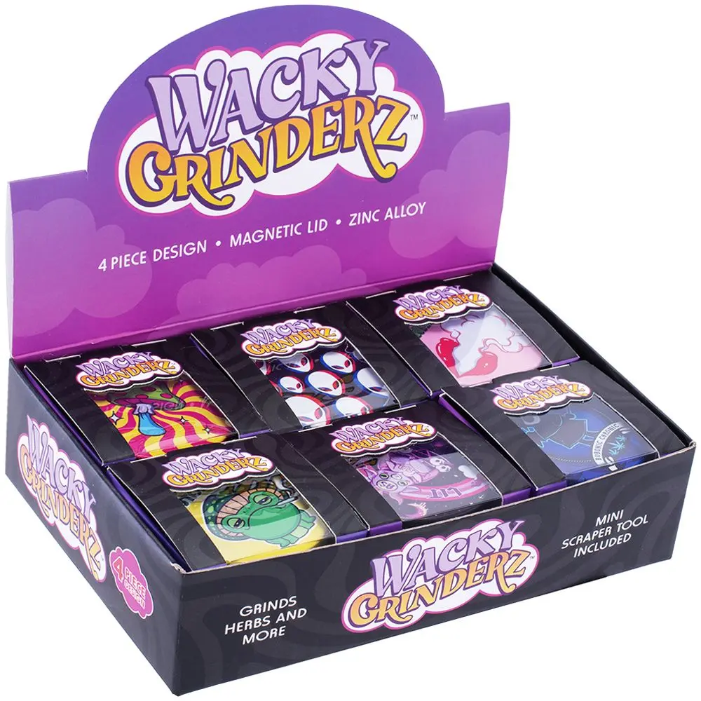 Wacky Grinderz Classic Wacky Assortment - 2.5" / 4Pc / 6Ct 1