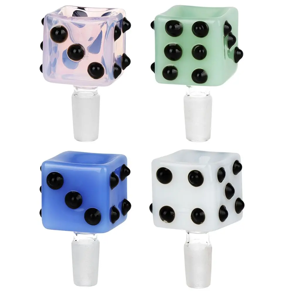 Luck Of The Roll Glass Herb Slide - 14Mm M / 4Ct 1
