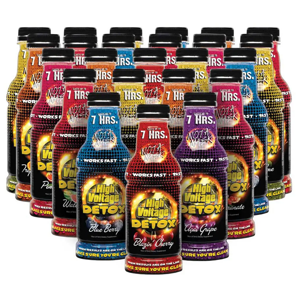 High Voltage Detox Liquid - 16Oz/Assorted 24Pcs 1