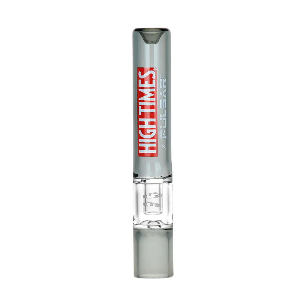 High Times® X Pulsar Chillum W/ Ash Catcher | 3.75" | Smoke 1
