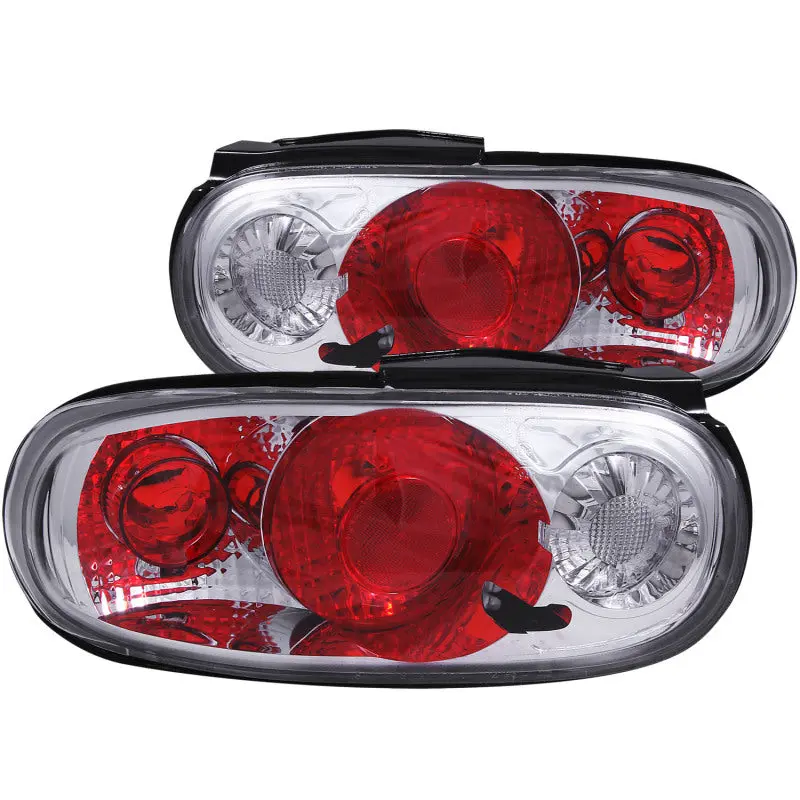 Anzo 1990-1997 Mazda Miata Taillights Chrome 1