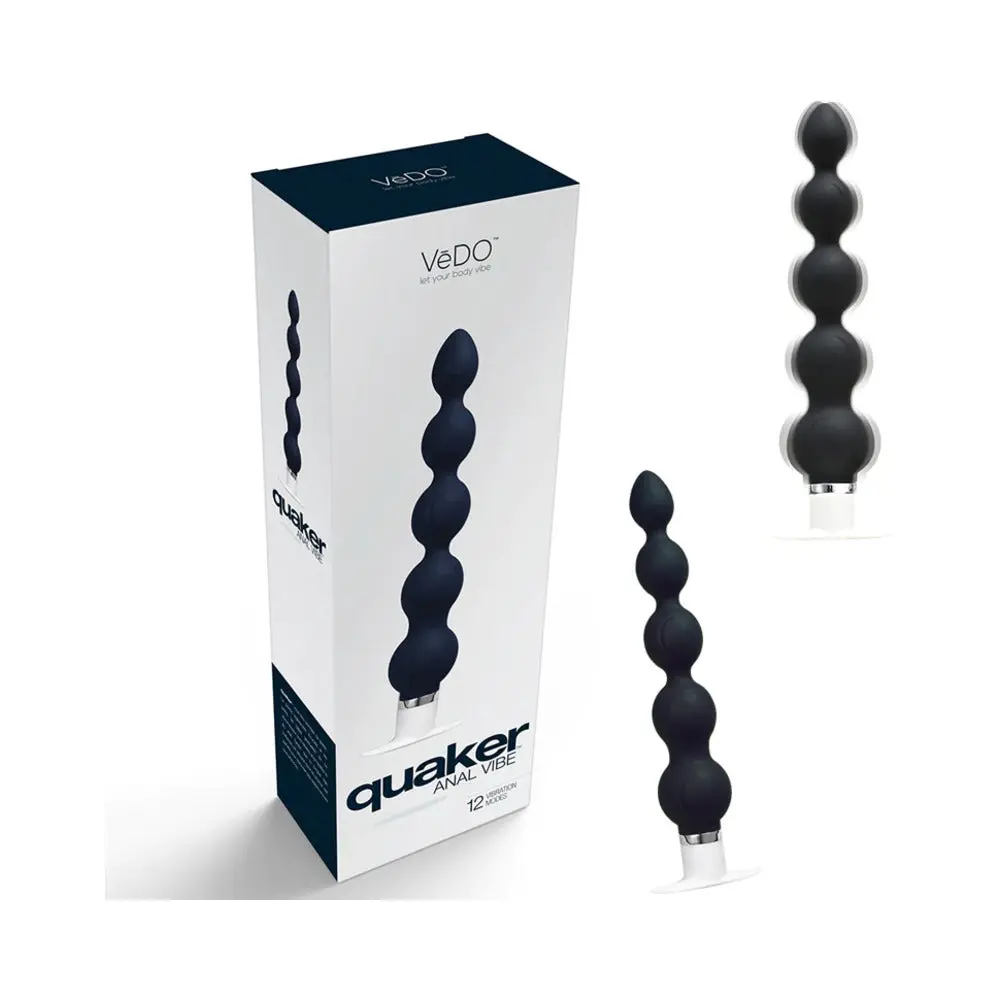 Vedo Quaker Anal Vibe Just Black 1