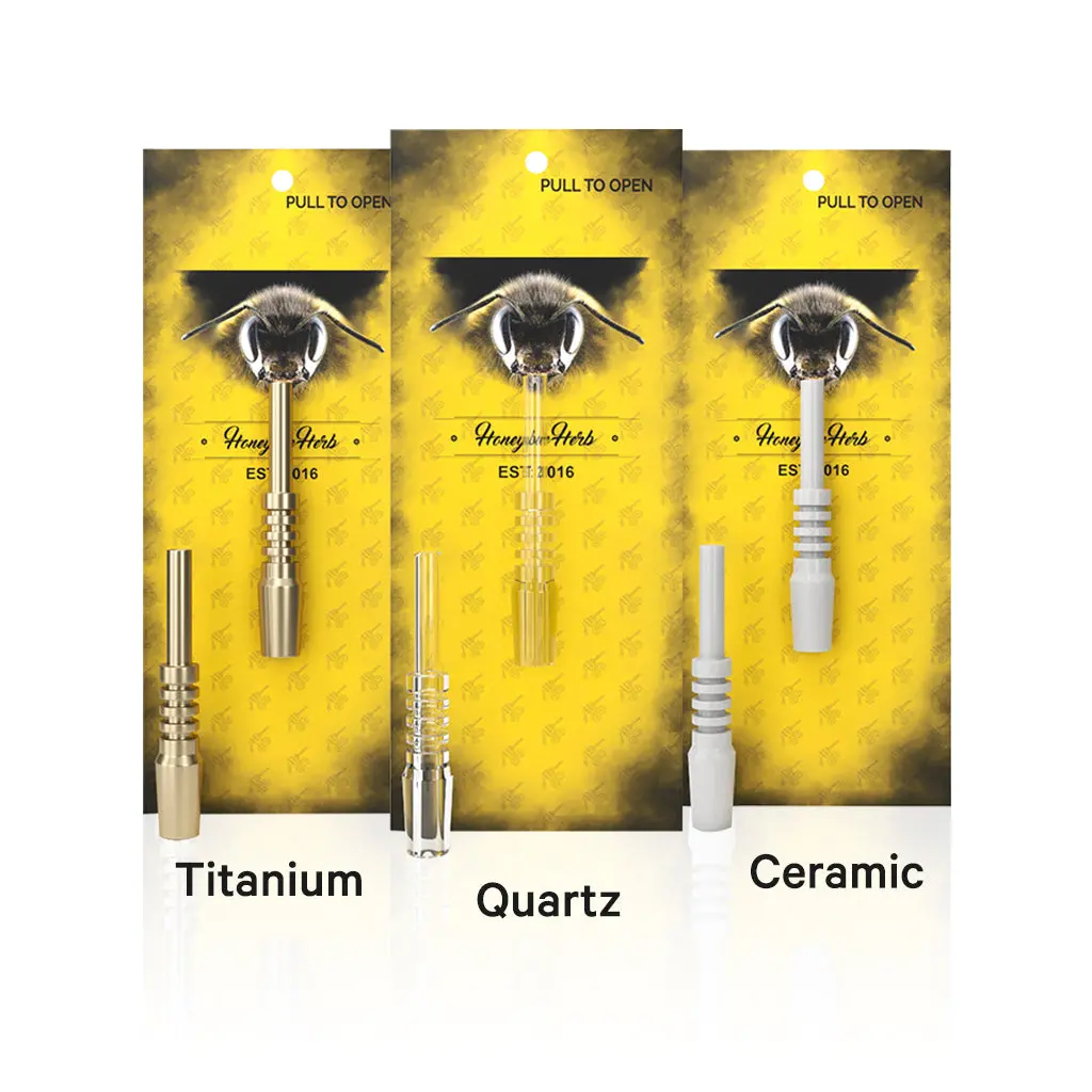 Honeybee Nector Collector Replacement Tip - Ceramic Quartz Titanium 2