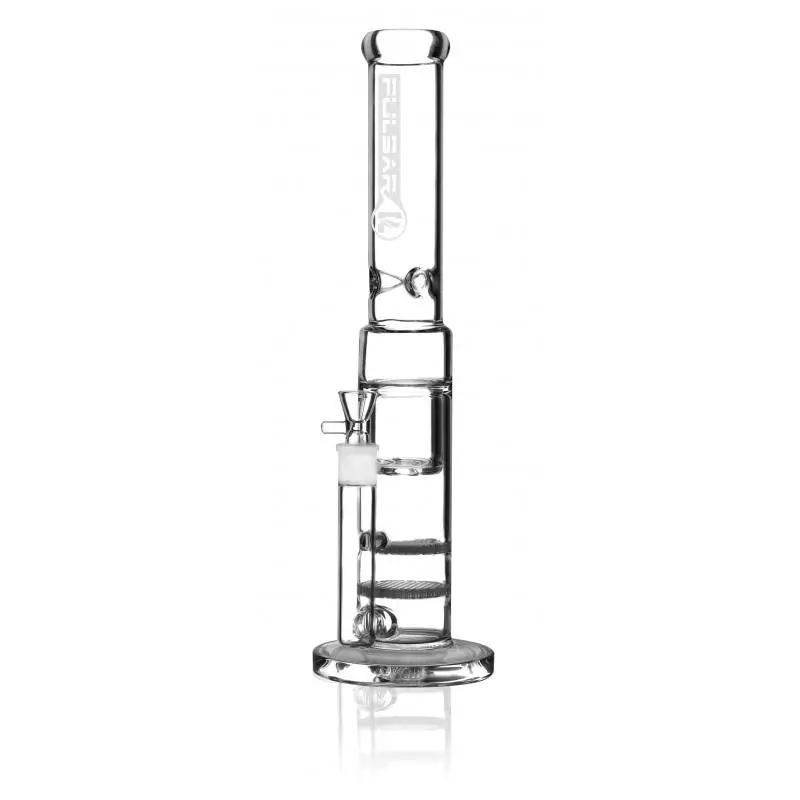 Pulsar Double Honeycomb Perc Bong 17" 1