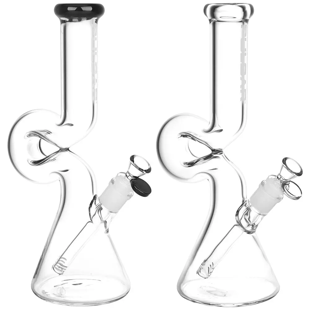 Pulsar Handle Glass Beaker Water Pipe | 12" | 14Mm F 1
