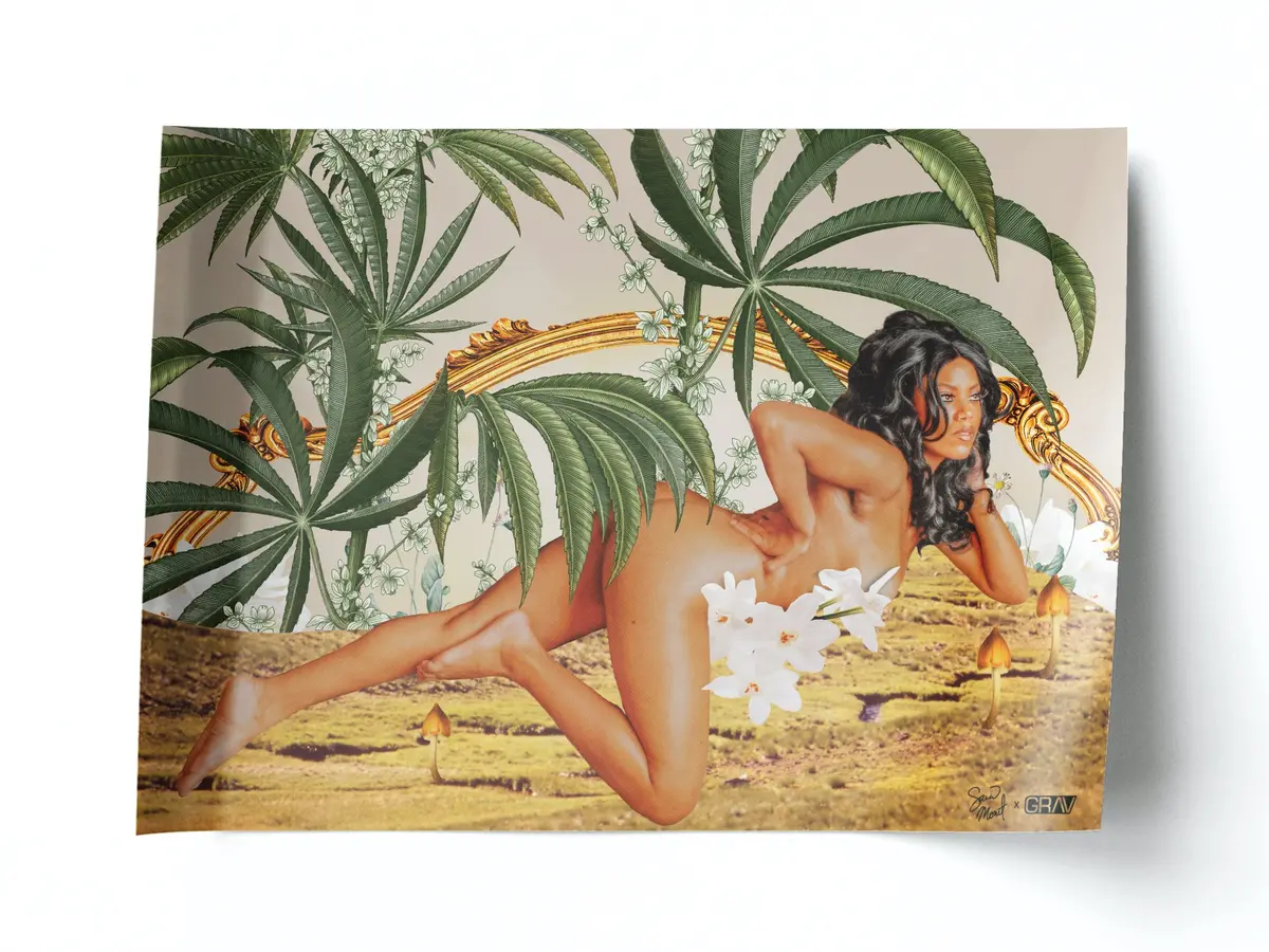 Grav® The Flower Is Female Poster 1