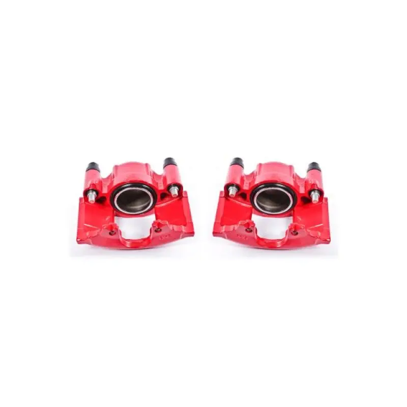 Power Stop 90-93 Cadillac Commercial Chassis Front Red Calipers W/O Brackets - Pair 1