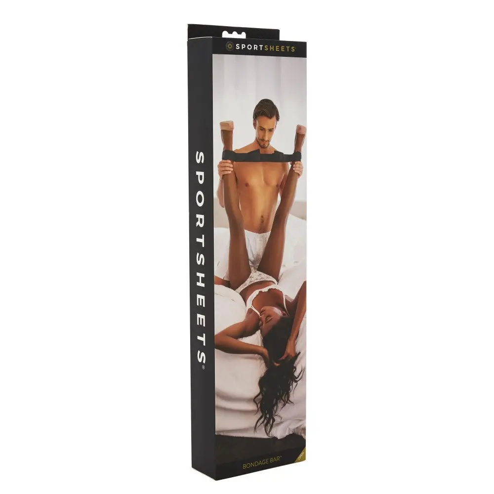 Sportsheets Adjustable Bondage Bar Black 1