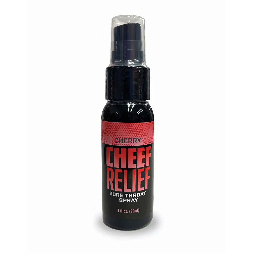 Cheef Relief Throat Spray Cherry 1 Oz. 1