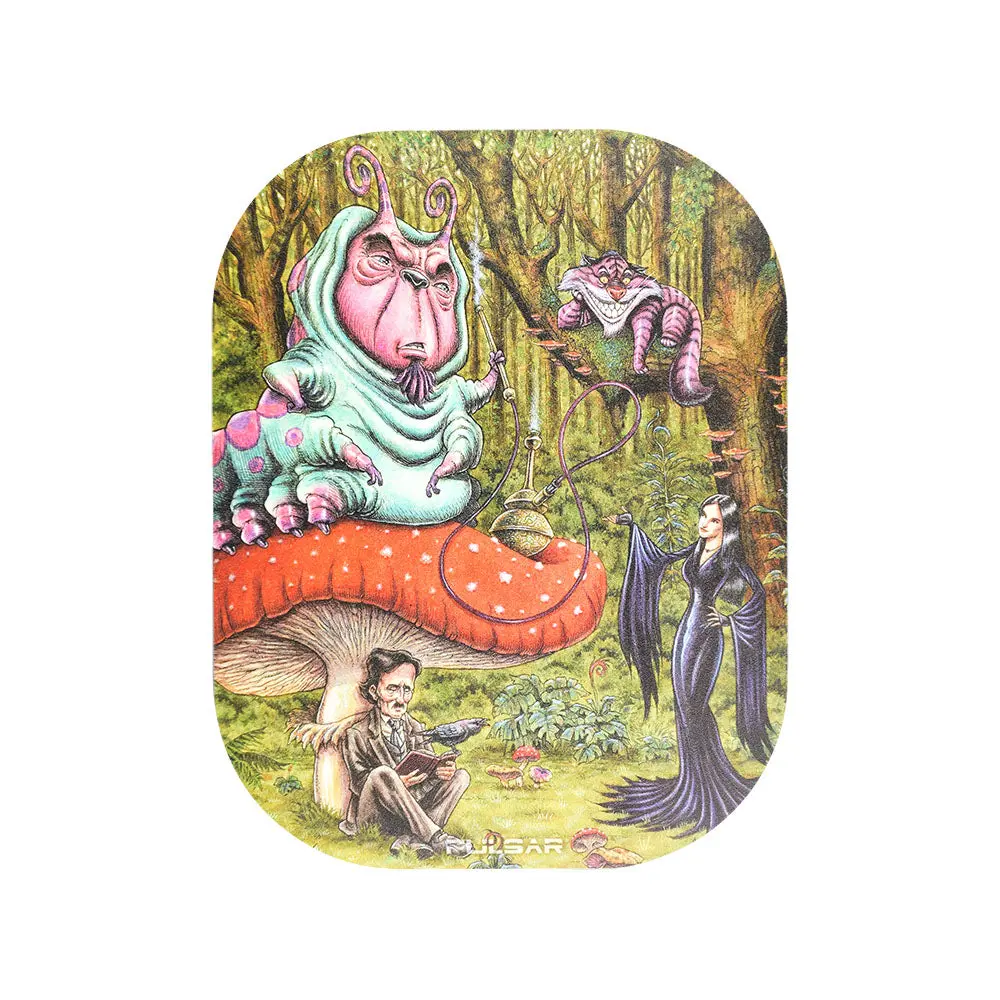 Pulsar Mini Magnetic Rolling Tray Lid - Malice In Wonderland / 7"X5.5" 1