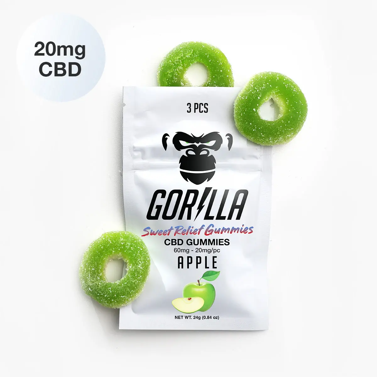 Cbd Gummies - 20Mg (3Pc) 2