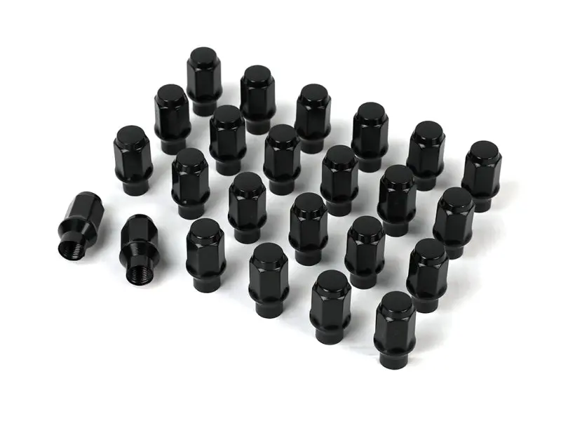 Icon Alloys Lug Nut Kit Black - 14X1.5 - 24 Lug Nuts W/ Custom Shank 1