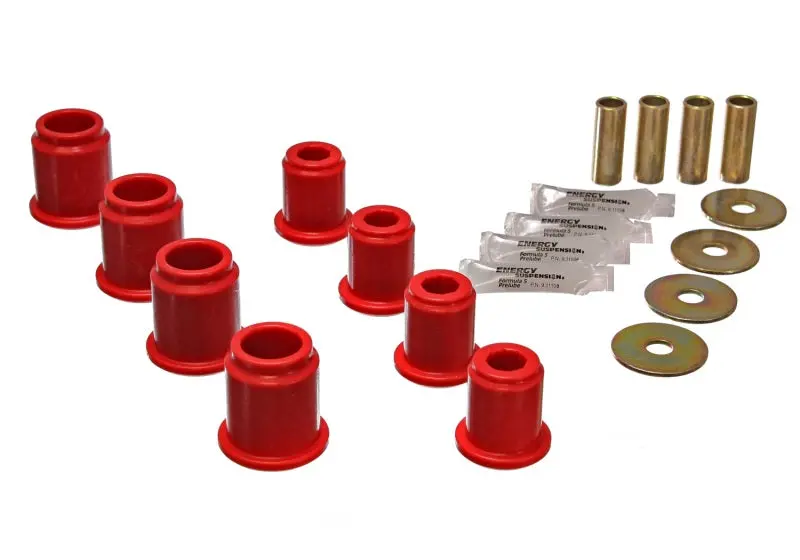 Energy Suspension 6/95-04 Toyota Pick Up 4W (Exc T-100/Tundra) Red Front Control Arm Bushing Set 1