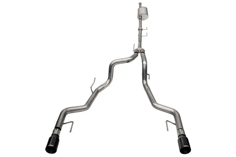 Corsa 2021-2024 2023 Ford F-150 Supercrew/5.5Ft Bed 3.5L V6 Sport Cat-Back Dual Rear Exit-Black Pvd 1