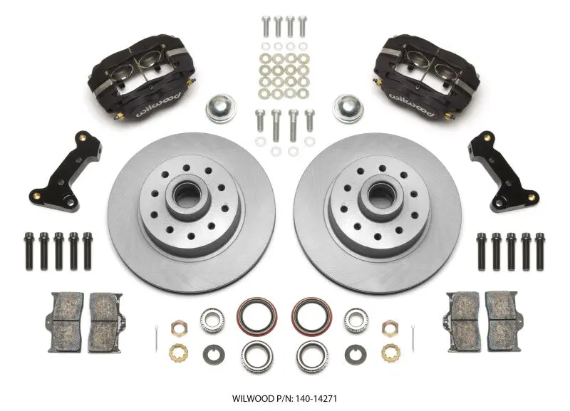 Wilwood Forged Dynalite Front Kit 11.03In 1 Pc Rotor&Hub 74-80 Pinto/Mustang Ii Disc Spindle Only 1