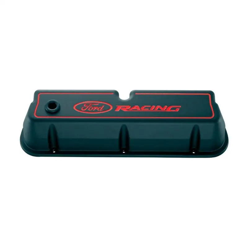Ford Racing Logo Die-Cast Black Valve Covers 1