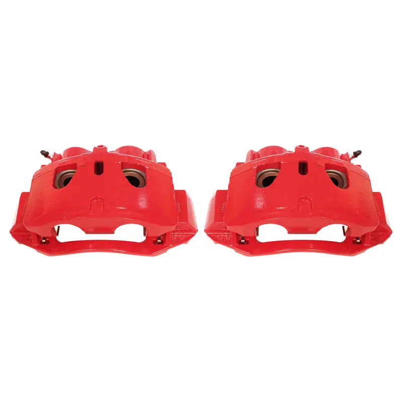Power Stop 11-19 Chevrolet Silverado 2500 Hd Front Red Calipers W/Brackets - Pair 1