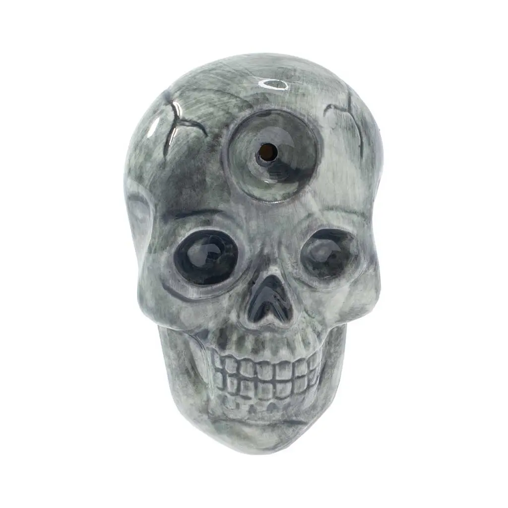 Skull Ceramic Hand Pipe 1