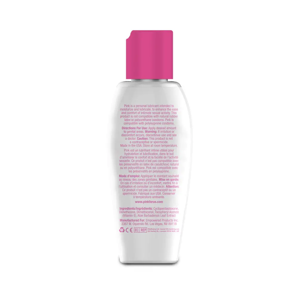 Pink Silicone Lubricant 2.8 Oz. 1
