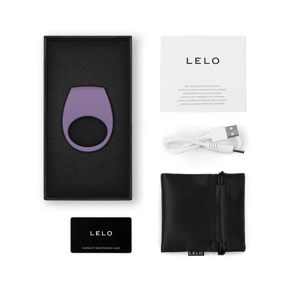 Lelo Tor 3 Vibrating Cockring Violet Dust 1