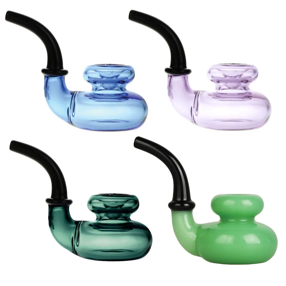 Pulsar Bi-Level Sherlock Handpipe - 4.5" / Colors Vary 1