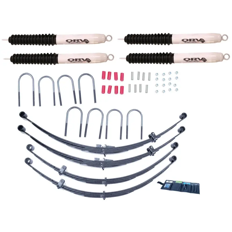 Rugged Ridge 4In Lift Kit With Shocks 55-75 Jeep Cj 1