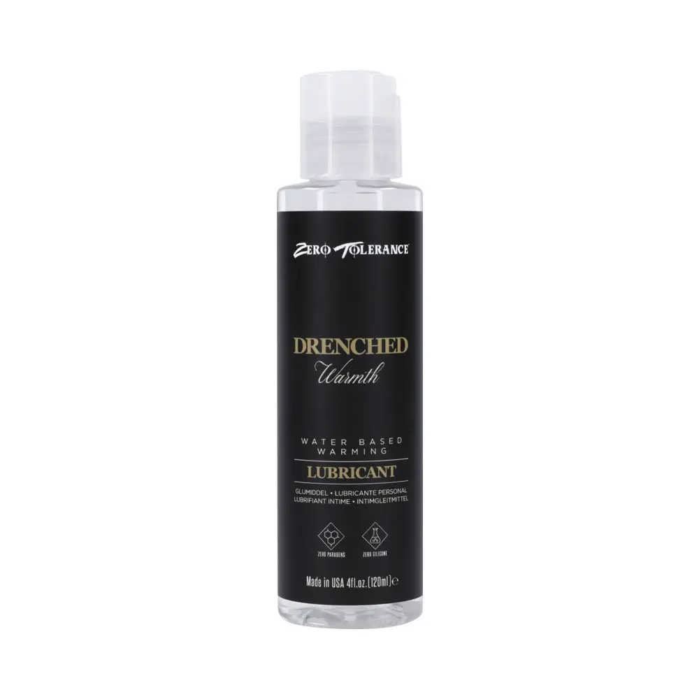 Zero Tolerance Drenched Warmth Water-Based Warming Lubricant 4 Oz. 1