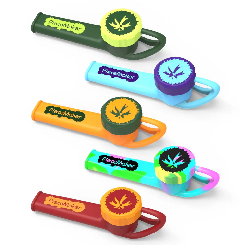Piecemaker Karma Go Silicone Pipe - 4" / Colors Vary 1