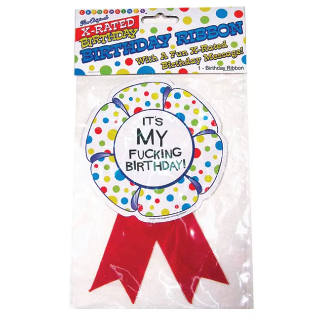 X-Rated Birthday Ribbon 1