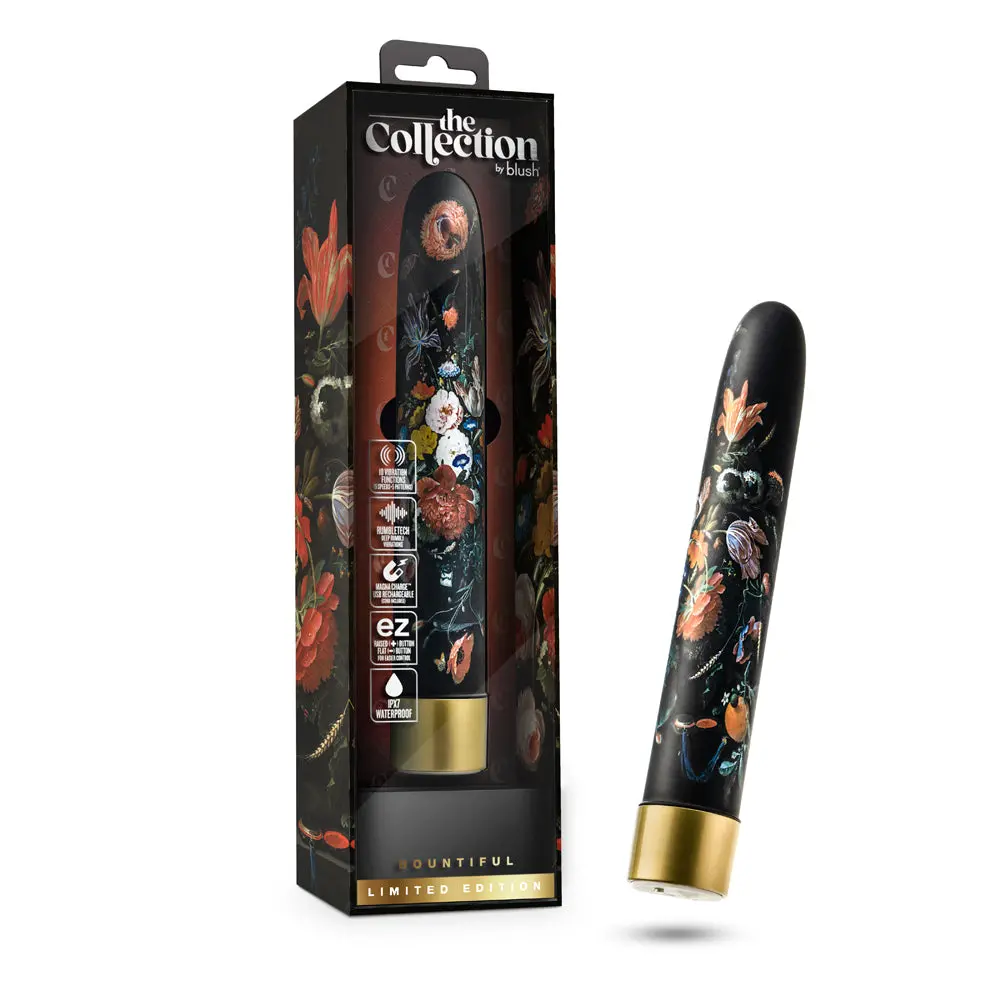 The Collection Bountiful Limited Edition Rechargeable 7 In. Vibrator Flora 1