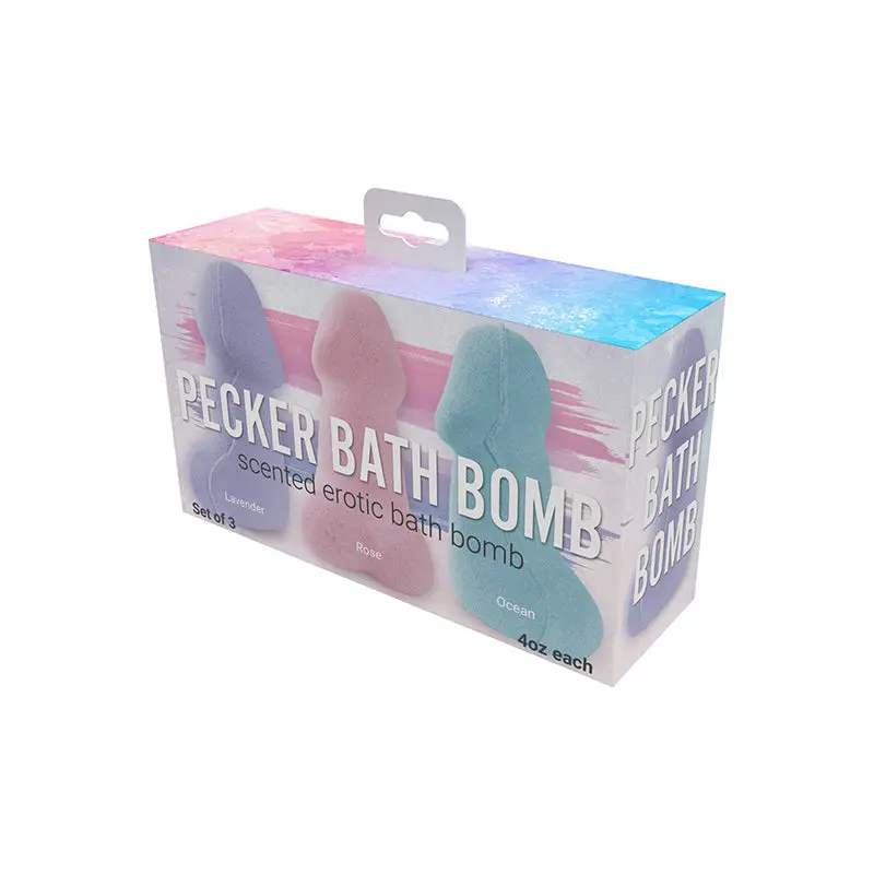 Pecker Bath Bomb - 3Pk. Jasmine Scented 1