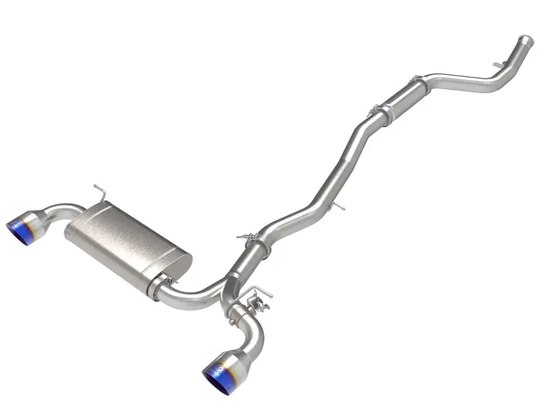 Afe Power Takeda 2021 Toyota Supra 2.0L (T) 2.5In-3In 304 Ss Cb Exhaust W/ Blue Tips 1