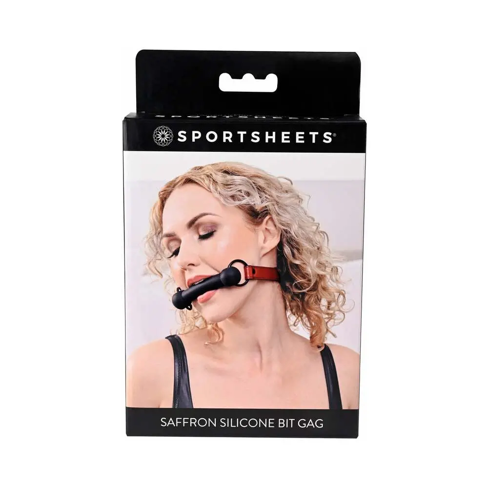 Sportsheets Saffron Silicone Bit Gag With Adjustable Buckle 1
