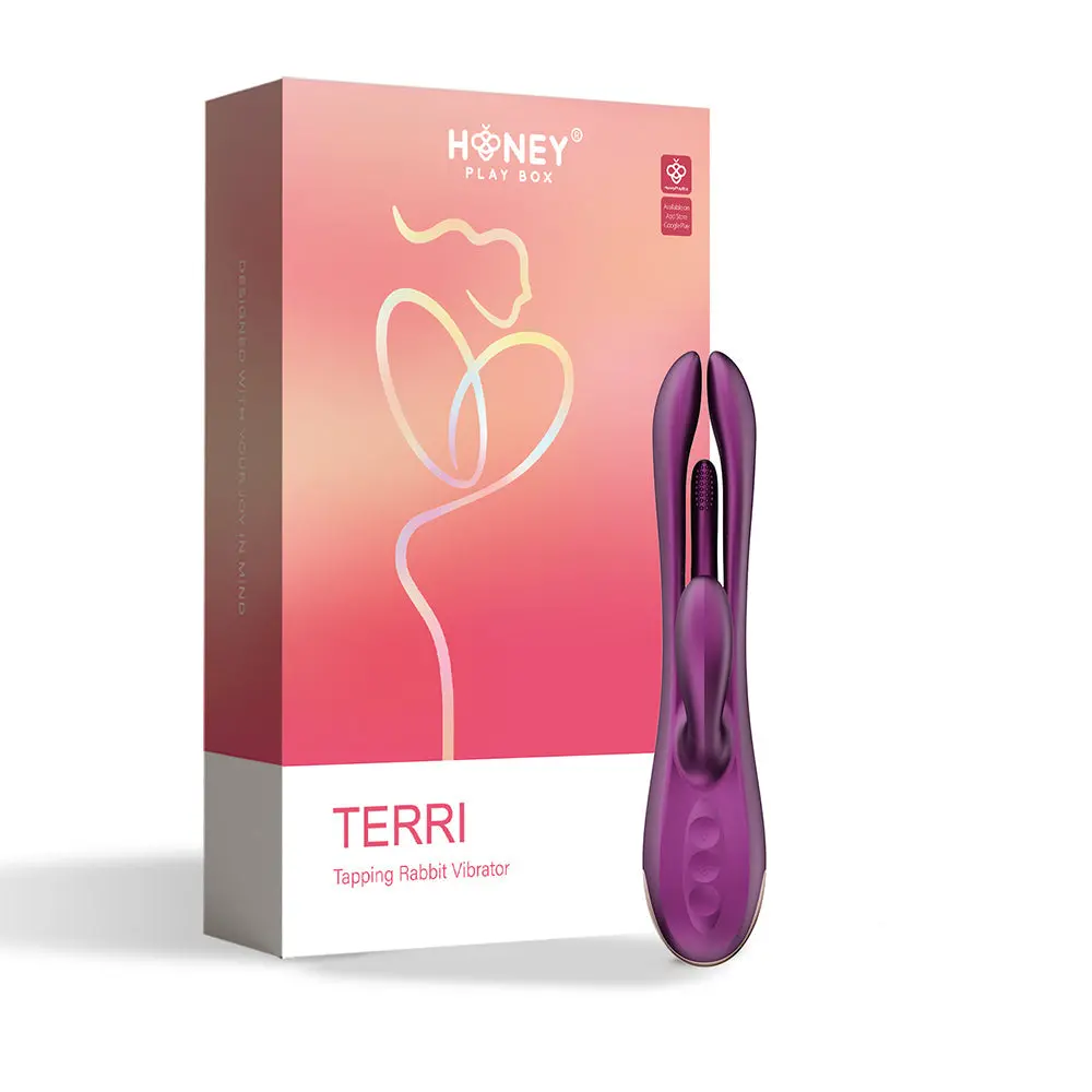 Honey Play Box Terri App-Controlled Kinky Finger Tapping Rabbit Vibrator 1