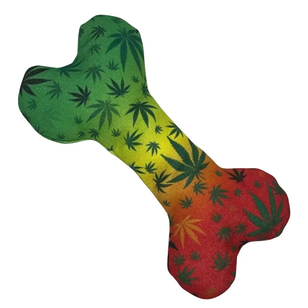 Paw:20 Stoned To The Bone Squeaker Dog Toy - 8" 1