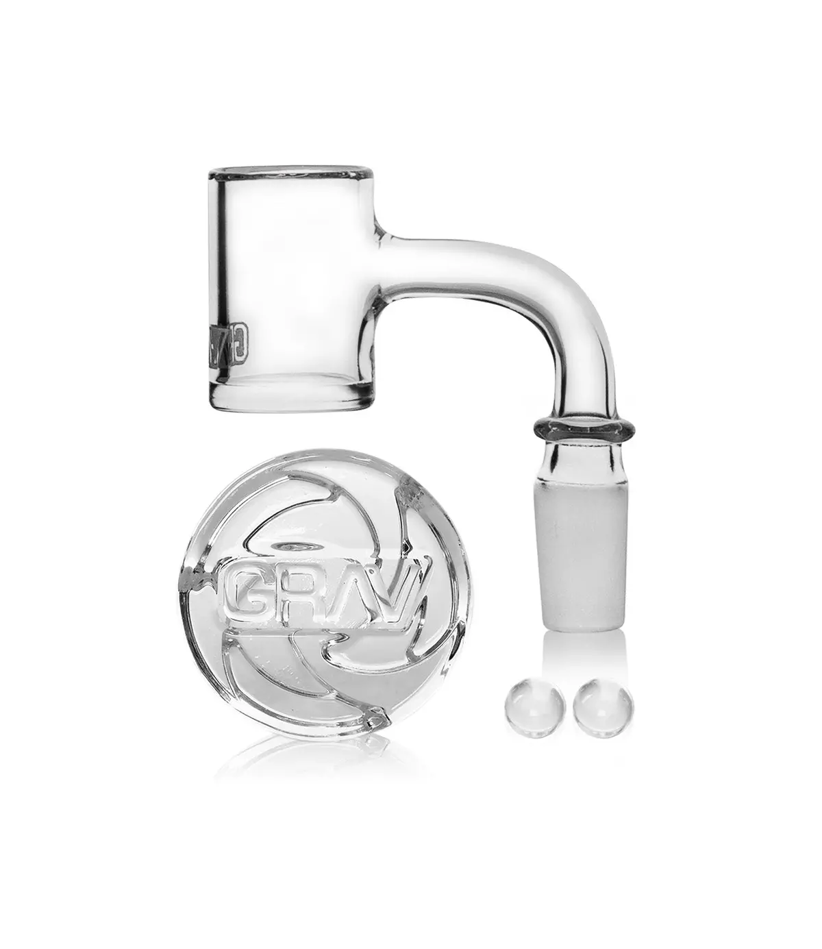 Grav® 14Mm 90° Seamless Quartz Banger Set 1