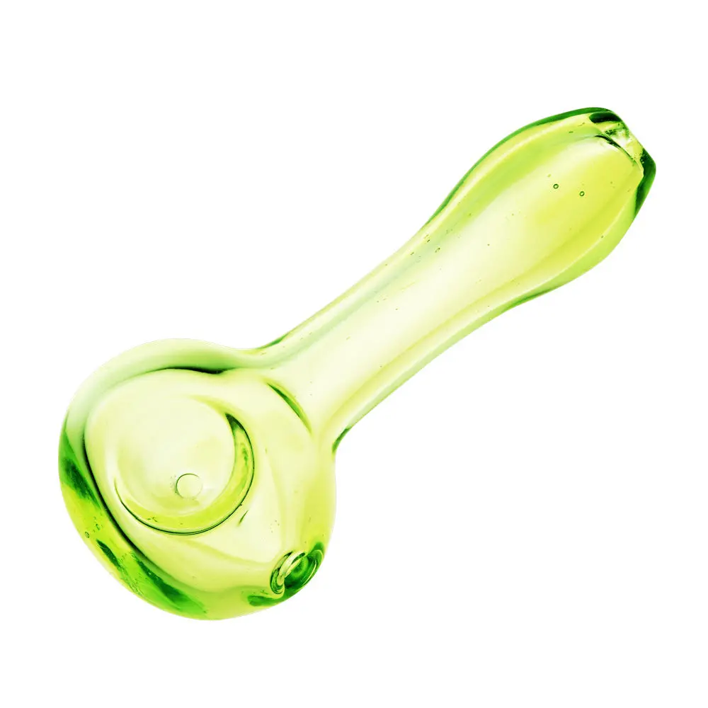 Translucent Spring Green Spoon Pipe - 4.25" 1