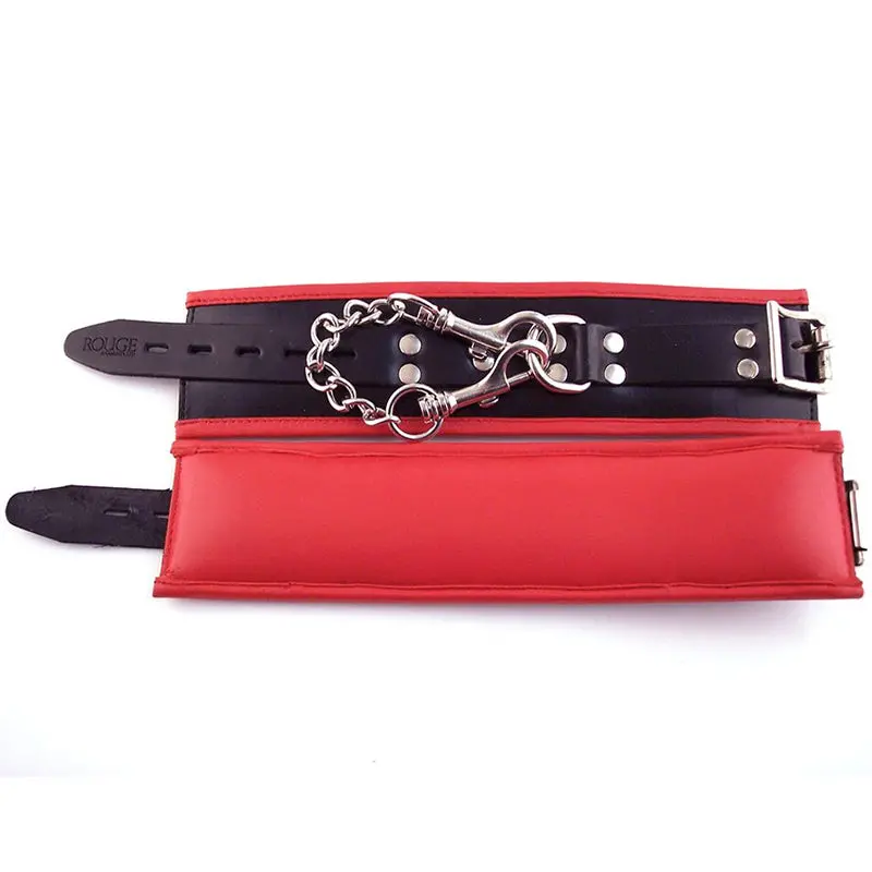 Rouge Padded Wrist Cuffs Black / Red 1