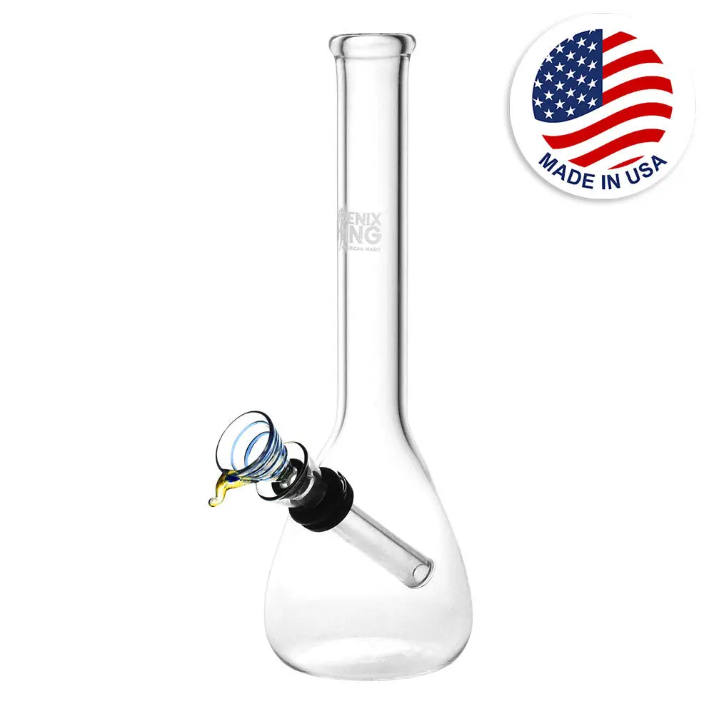 Phoenix Rising Classic Beaker Water Pipe - 6.75"/Colors Vary 1