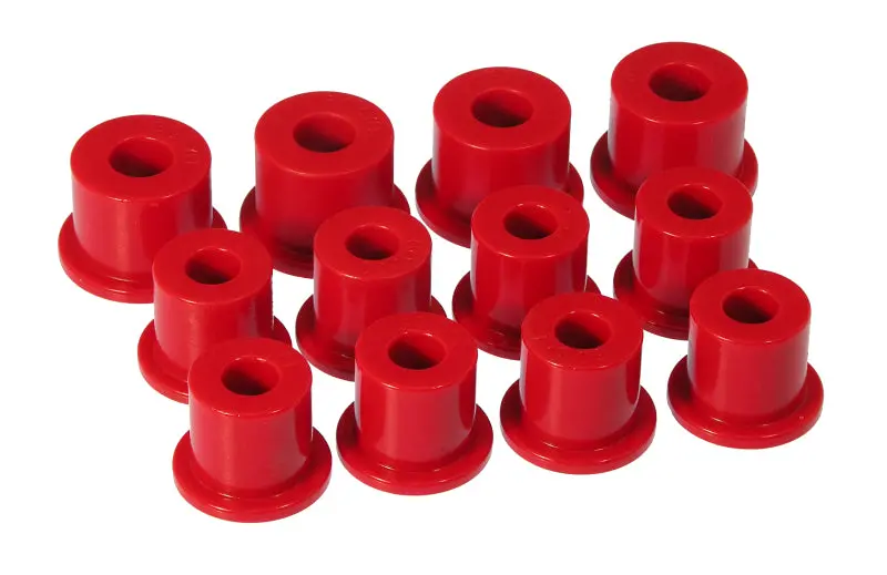 Prothane 80-86 Nissan 720 2/4Wd Spring & Shackle Bushings - Red 1