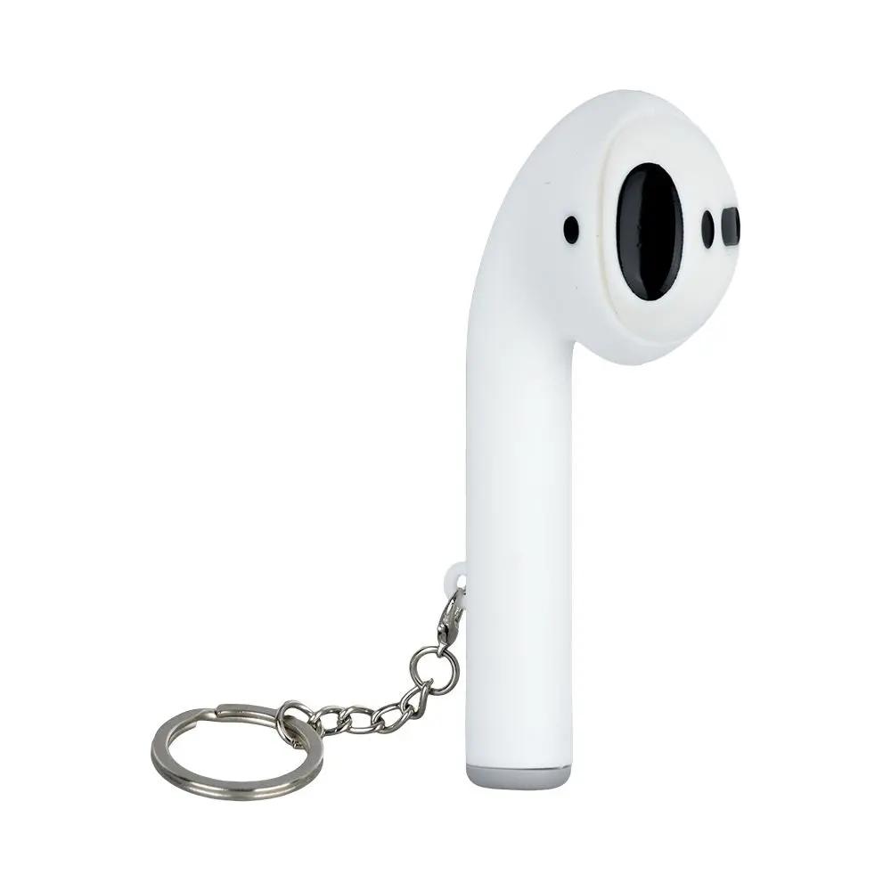 Ear Bud Silicone Hand Pipe - 4" 1