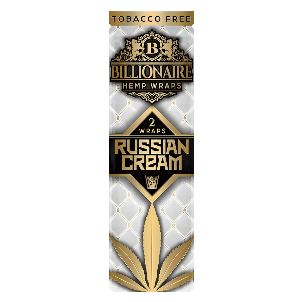 Billionaire Hemp Premium Blunt Wraps – Natural Hemp Leaf Rolls
