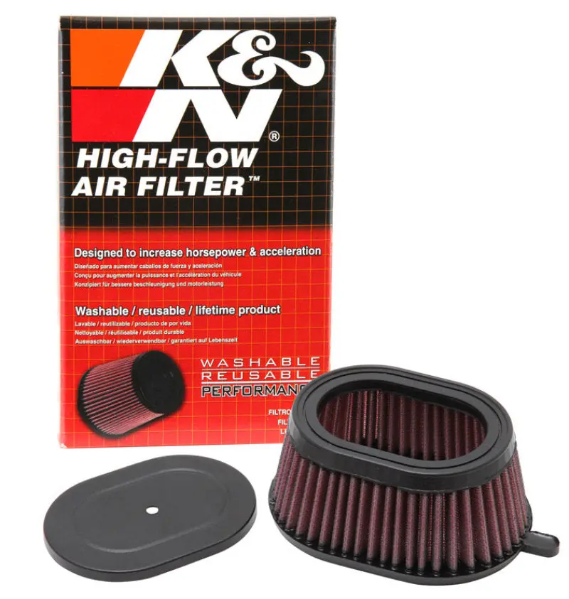 K&N 87-13 Kawasaki Klr650 650 / 93-96 Klx650c 650 Replacement Air Filter 1